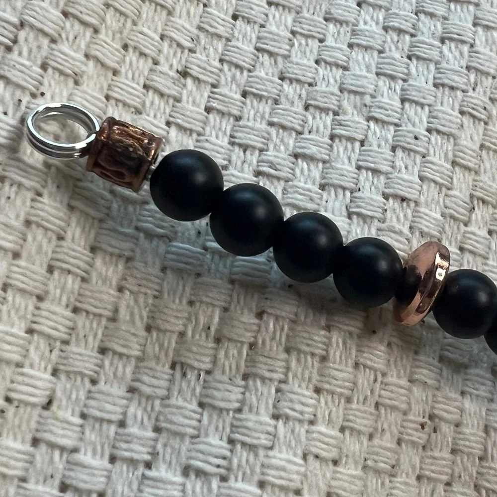 Bracelet Set (3) Cats  Eye Beads- Handmade‎